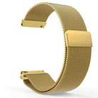 22mm Milanese Stainless Steel Replacement Watchband for Huawei Watch GT2 Pro / Amazfit GTR 2(Gold) - 1