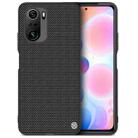 For Xiaomi Redmi K40 / K40 Pro / K40 Pro+ NILLKIN 3D Textured Nylon Fiber TPU Case(Black) - 1