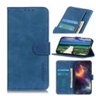 For Xiaomi Mi 11 Ultra KHAZNEH Retro Texture PU + TPU Horizontal Flip Leather Case with Holder & Card Slots & Wallet(Blue) - 1