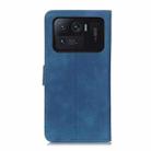 For Xiaomi Mi 11 Ultra KHAZNEH Retro Texture PU + TPU Horizontal Flip Leather Case with Holder & Card Slots & Wallet(Blue) - 3
