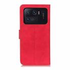 For Xiaomi Mi 11 Ultra KHAZNEH Retro Texture PU + TPU Horizontal Flip Leather Case with Holder & Card Slots & Wallet(Red) - 3