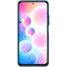 For Xiaomi Redmi K40 / K40 Pro / K40 Pro+ NILLKIN Frosted Concave-convex Texture PC Protective Case(Peacock Blue) - 4