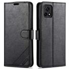 For vivo Y52s AZNS Sheepskin Texture Horizontal Flip Leather Case with Holder & Card Slots & Wallet(Black) - 1