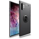 For Galaxy Note10+ Lenuo Shockproof TPU Case with Invisible Holder(Black) - 1
