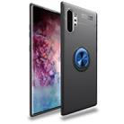 For Galaxy Note10+ Lenuo Shockproof TPU Case with Invisible Holder(Black Blue) - 1