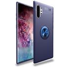 For Galaxy Note10+ Lenuo Shockproof TPU Case with Invisible Holder(Blue) - 1