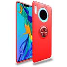 For Huawei Mate 30 / Mate 30 5G Lenuo Shockproof TPU Case with Invisible Holder(Red) - 1