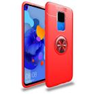 For Huawei Mate 30 Lite Lenuo Shockproof TPU Case with Invisible Holder(Red) - 1