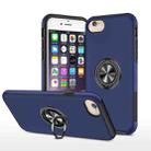 Magnetic Ring Kickstand Shockproof Phone Case For iPhone 6(Blue) - 1