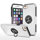 Magnetic Ring Kickstand Shockproof Phone Case For iPhone 6(Silver) - 1