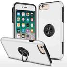 Magnetic Ring Kickstand Shockproof Phone Case For iPhone 6 Plus(Silver) - 1
