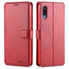 For Samsung Galaxy M02(EU Version) AZNS Calf Texture Horizontal Flip Leather Case with Holder & Card Slots & Wallet & Photo Frame(Red) - 1