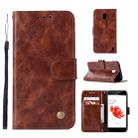 For Nokia 2 Retro Copper Buckle Crazy Horse Horizontal Flip PU Leather Case with Holder & Card Slots & Wallet & Lanyard(Brown) - 1