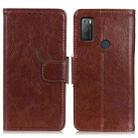 For Alcatel 1S (2021) Nappa Texture Horizontal Flip Leather Case with Holder & Card Slots & Wallet(Brown) - 1