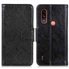 For Motorola Moto E7 Power (2021) Nappa Texture Horizontal Flip Leather Case with Holder & Card Slots & Wallet(Black) - 1