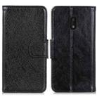 For Nokia C1 Plus Nappa Texture Horizontal Flip Leather Case with Holder & Card Slots & Wallet(Black) - 1