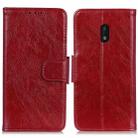 For Nokia C1 Plus Nappa Texture Horizontal Flip Leather Case with Holder & Card Slots & Wallet(Red) - 1