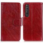 For Sony Xperia 1 III Nappa Texture Horizontal Flip Leather Case with Holder & Card Slots & Wallet(Red) - 1