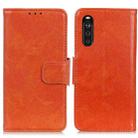 For Sony Xperia 10 III Nappa Texture Horizontal Flip Leather Case with Holder & Card Slots & Wallet(Orange) - 1