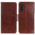 For Sony Xperia 10 III Nappa Texture Horizontal Flip Leather Case with Holder & Card Slots & Wallet(Brown) - 1