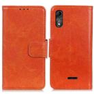 For Wiko Y51 Nappa Texture Horizontal Flip Leather Case with Holder & Card Slots & Wallet(Orange) - 1