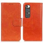 For Xiaomi Mi 10S Nappa Texture Horizontal Flip Leather Case with Holder & Card Slots & Wallet(Orange) - 1