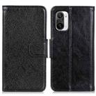 For Xiaomi Poco F3 Nappa Texture Horizontal Flip Leather Case with Holder & Card Slots & Wallet(Black) - 1