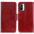 For Xiaomi Poco F3 Nappa Texture Horizontal Flip Leather Case with Holder & Card Slots & Wallet(Red) - 1