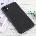 For iPhone 11 TPU Soft Protective Case(Black) - 1