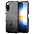 For Sony Xperia 10 III Full Coverage Shockproof TPU Case(Black) - 1