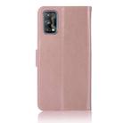For OPPO Realme 7 Pro Wind Chime Owl Embossing Pattern Horizontal Flip Leather Case, with Holder & Card Slots & Wallet(Rose Gold) - 3
