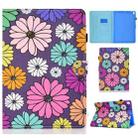 For iPad 10.2 2021 / 2020 / 2019 Painted Pattern TPU Horizontal Flip Leather Protective Case(Daisy) - 1