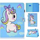 Painted Pattern TPU Horizontal Flip Leather Protective Case For iPad Air / Air2 / 9.7 (2017 2018)(Rainbow Unicorn) - 1