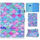 Painted Pattern TPU Horizontal Flip Leather Protective Case For iPad Air / Air2 / 9.7 (2017 2018)(Color Fish Scales) - 1