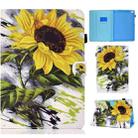 Painted Pattern TPU Horizontal Flip Leather Protective Case For iPad Air / Air2 / 9.7 (2017 2018)(Sun Flower) - 1