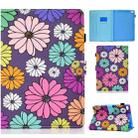 Painted Pattern TPU Horizontal Flip Leather Protective Case For iPad Air / Air2 / 9.7 (2017 2018)(Daisy) - 1