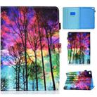 Painted Pattern TPU Horizontal Flip Leather Protective Case For iPad Air / Air2 / 9.7 (2017 2018)(Forest) - 1