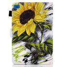 Painted Pattern TPU Horizontal Flip Leather Protective Case For iPad mini /mini 2/mini 3/mini 4(Sun Flower) - 3