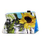 Painted Pattern TPU Horizontal Flip Leather Protective Case For iPad mini /mini 2/mini 3/mini 4(Sun Flower) - 4