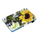 Painted Pattern TPU Horizontal Flip Leather Protective Case For iPad mini /mini 2/mini 3/mini 4(Sun Flower) - 5