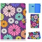 Painted Pattern TPU Horizontal Flip Leather Protective Case For Samsung Galaxy Tab A 10.1 (2019)(Daisy) - 1