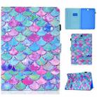 Painted Pattern TPU Horizontal Flip Leather Protective Case For Samsung Galaxy Tab A 9.7(Color Fish Scales) - 1