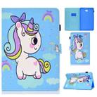 Painted Pattern TPU Horizontal Flip Leather Protective Case For Samsung Galaxy Tab A 10.1 (2016)(Rainbow Unicorn) - 1