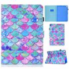 Painted Pattern TPU Horizontal Flip Leather Protective Case For iPad Pro 10.5 (2017)/Air (2019)(Color Fish Scales) - 1