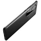 For Huawei P50 Pro Carbon Fiber Texture Shockproof TPU Case(Blue) - 5