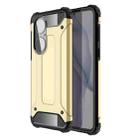 For Huawei P50 Magic Armor TPU + PC Combination Case(Gold) - 1