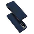 For Xiaomi Redmi Note 10 4G / Note 10S DUX DUCIS Skin Pro Series Horizontal Flip PU + TPU Leather Case with Holder & Card Slots(Blue) - 1
