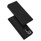 For Xiaomi Redmi Note 10S DUX DUCIS Skin Pro Series Horizontal Flip PU + TPU Leather Case with Holder & Card Slots(Black) - 1