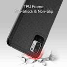 For Xiaomi POCO M3 Pro 5G / 4G / Redmi Note10 / 10T 5G DUX DUCIS Fino Series PU + TPU Protective Case(Black) - 5
