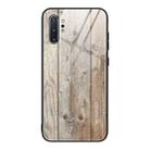 For Samsung Galaxy Note10+ Wood Grain Tempered Glass + TPU Shockproof Case(M04) - 1
